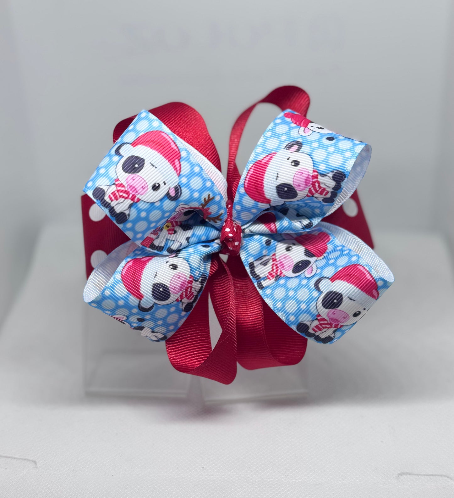 Santa Moo Bow