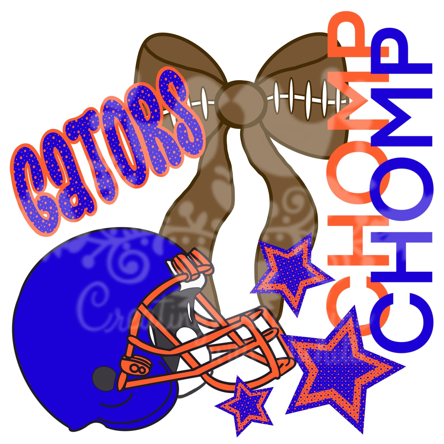 Gator Chomp Chomp PNG Digital File
