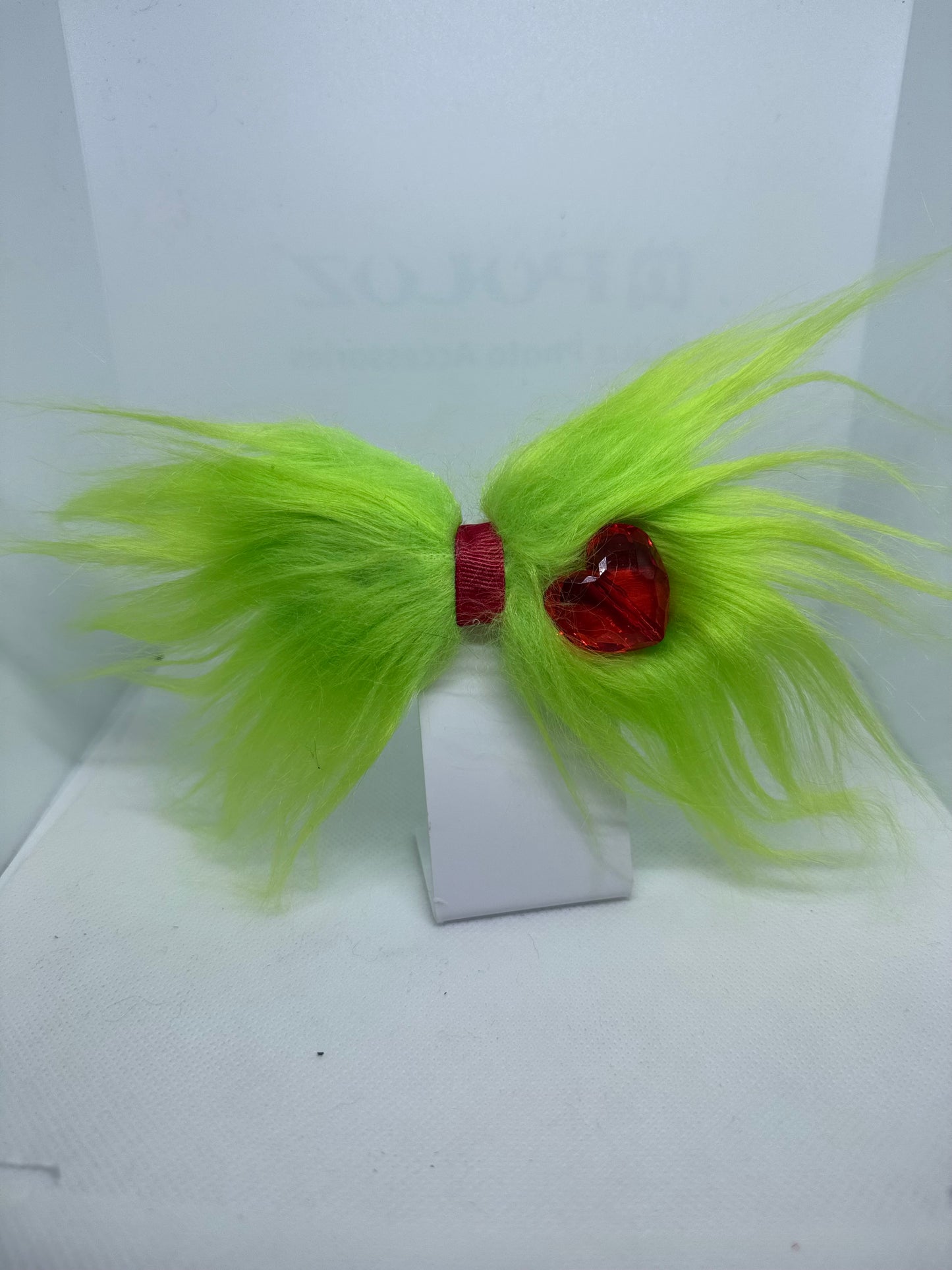 The Green Mean One Hair Bow