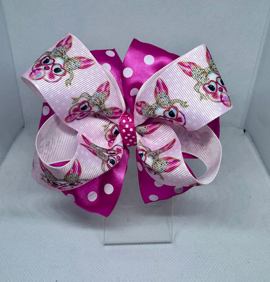 Little Miss Bubble Bunny Bow