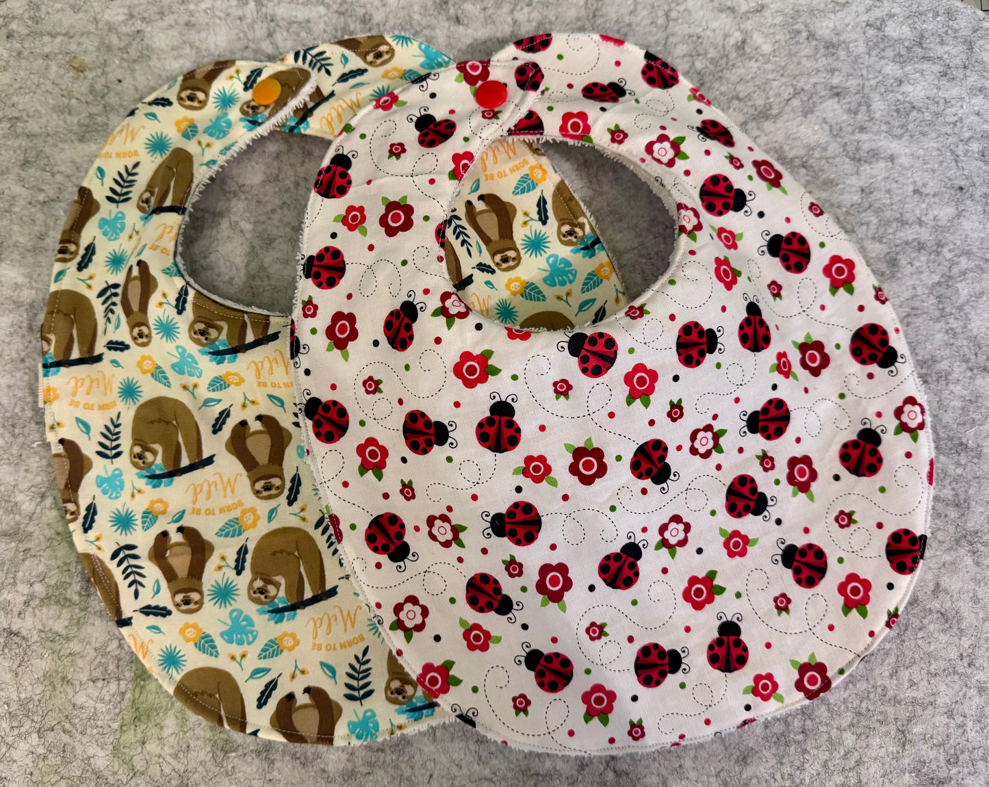 Handmade Fabric Baby Bib