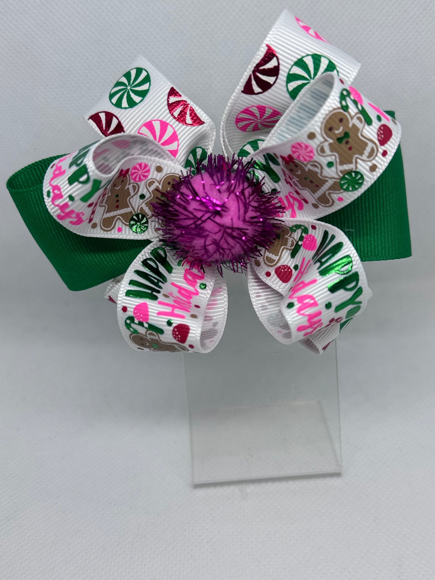 Gingerbread Holidays Bow